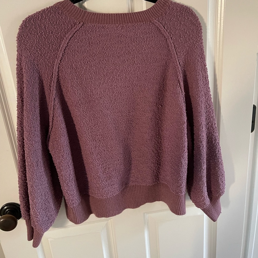 Umgee mauve textured sweater - Picture 3 of 4